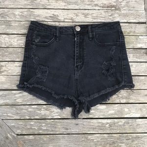 Almost Famous: High-Waisted Denim Shorts